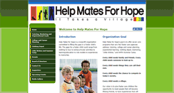 Desktop Screenshot of helpmates4hope.org